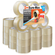 36 Rolls Carton Sealing Clear Packing Tape Box Shipping- 1.8 Mil 2 X 110 Yards