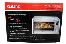 Galanz 1.1 Cu.ft. Digital Air Fry Toaster Oven Stainless Steel Dented