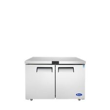 Atosa Mgf8402gr 2-door 48 Wide Under Counter Cooler With 5 Years Parts Labor