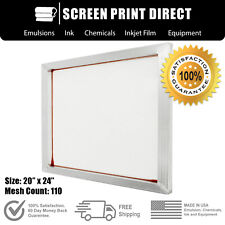Ecotex Aluminum Frame Screen For Screen Printing 20 X 24 - 110 White Mesh