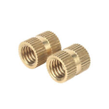 M6 M8 M10 Press-in Brass Injection Molding Knurled Thread Insert Embedded Nuts