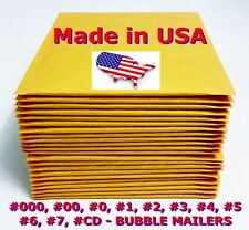 Kraft Selfseal Bubble Mailer Padded Envelopes Size 0 1 2 3 4 5 6 7 00 000 Cd Dvd