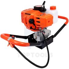 52cc Gas Powered Earth Auger Borer With 10 Extension Kits Rotation Axis 0.78