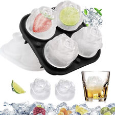 Ice Balls Flower Skull Maker Round Sphere Tray Mold Cube Whiskey Ball Silicone