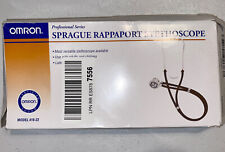 Omron Professional Series Sprague Rappaport Stethoscope Black 416-22 - Open Box