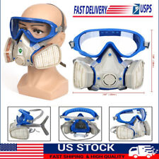 Full Face Gas Mask Respirator Painting Spraying Respirator Facepiece Reusable Us