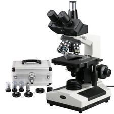 Amscope 40x-1600x Phase Contrast Veterinary Trinocular Compound Microscope