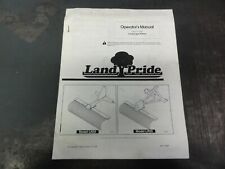 Landpride Lr25 Lr35 Landscape Rakes Operators Manual  302-186m