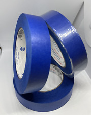 Lot Of 3 Rolls 1 Inch X 55 Yards Usa Made Ipg Blue Painters Masking Paint Tape