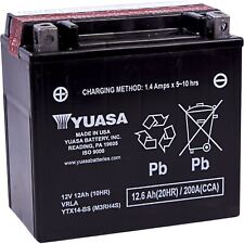 Yuasa Agm Battery - Ytx14-bs .69 Liter - Maintenance-free Yuam3rh4s