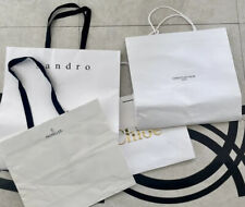 Lot 4 Designer Large Paper Shopping Bags Chloe Christian Dior Moncler Sandro