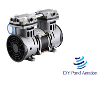 New 3 Cfm 25hg Vacuum Veneer Aeration Compressor Air Pump 72psi 1yr Warranty