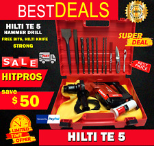 Hilti Te 5 Preowned Strong Free Bits Hilti Knife Fast Ship