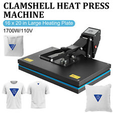 16 X 20 Heat Press Transfer Clamshell T-shirt Sublimation Machine Digital