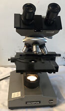 Olympus Ch Chbs Microscope W 4 Objects Specimen Holder Working Light Ih038
