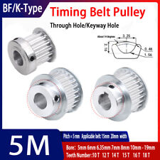 Htd-5m 10t-18t Timing Belt Drive Pulley Teeth Pitch 5mm With Step Width 1621mm