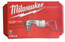 Milwaukee Corded 12 Right Angle Drill Kit 3107-6 Brand New