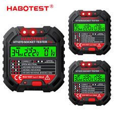 Habotest Ht107b Outlet Tester W Gfci Test 110v Electric Wall Plug Socket Us
