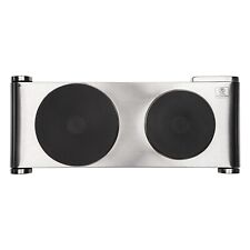 Electric Double-burner Ceramic Glass Hot Plate Cooktop Portable Countertop Stove