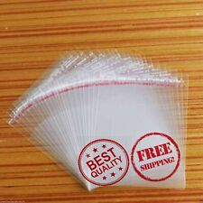 100 Count 12 X 15 Clear Resealable Cello Bag Plastic Envelopes Cellophane Bags