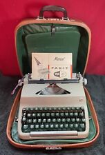 Vintage Facit Privat Tp1 Portable Typewriter Made In Sweden With Manual