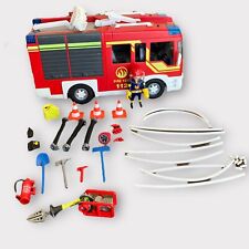 Playmobil 5363 Fire Engine Truck With Working Light Sounds Figure Accessories
