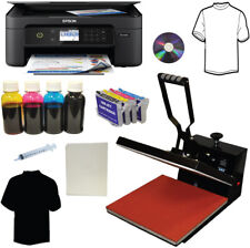 15x15 Heat Press Wireless Printer Bulk Ink Transfer Paper Tshirt Start-up Bundle