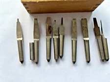 End Mill 9 Router Bits Carving Set 14 Inch Shank For Wood Detail Profile