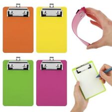 4pack 4x6 Inch Mini Clipboard Memo Size Plastic Notepads Clipboards For Receipts