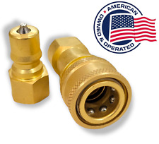 14 Brass Quick Disconnect Coupler Set Carpet Cleaning Extractor Wands Hose