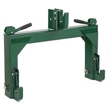 3 Pt Quick Hitch Adapter For Category 1 2 W Adjustable Bolt Tractor Green Us