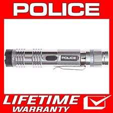 Police Stun Gun M12-700 Bv Metal Rechargeable Wityh Led Flashlight Grey