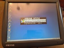 Micros Workstation 5a System Touchscreen Pos Terminal Windows Ce 6.0 Standpower