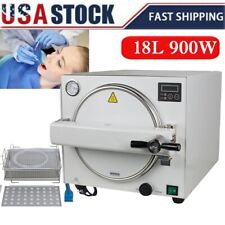 900w 18l Steam Sterilizer Autoclave Lab Medical Dental Equipment Ce