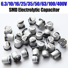 6.3v 10v 16v 25v 35v 50v 100v 400v Smd Aluminum Electrolytic Capacitor 1-1000 Uf