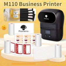 Phomemo M110 Bluetooth Label Maker Machine Portable Wireless Thermal Printer Lot