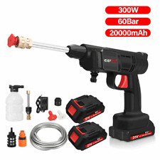 Cordless Electric High Pressure Washer Spray Water Gun Portable Household