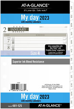 2023 Daily Planner Refill Hourly 5-12 X 8-12 12010 Day-timer
