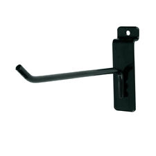 Slatwall Peg Metal Hooks 50 Black 6 Slat Wall Display 6 Mm Diameter Tubing Hook