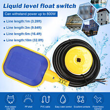 1m-10m Float Switch Water Tank Level Controller Sensor Liquid Fluid Contractor