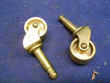 Faultless Brass 1 14 Casterwheels Lot Of 2