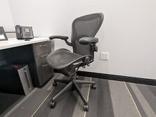 Herman Miller Aeron Chair Size B Mint Condition Black Office Local Pickup Only