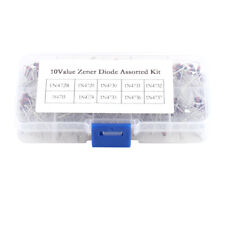 200pcs Zener Diode Assortment Electronic Kit 1n47281n4737 W Storage Box