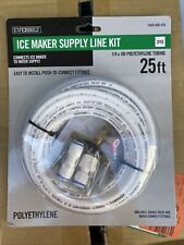 Everbilt Ice Maker Supply Line Kit 1005568416 25ft 14 Od Poly Tubing Push-on