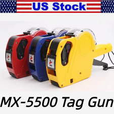 Price Tag Gun 5500 Mx-5500 8 Digits Eos Price Gun Labeller Red Label Roll 2023