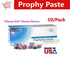 Dental Prophy Paste Prophylaxis Non Splatter Extra Coarse Fine Coarse - 50 Cups