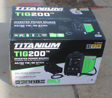 Titanium Ti-tig200 Tig 200 Professional Acdc Tig Welder W 120240v Input - New