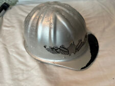 Vtg Mcdonald T Aluminum Hard Hat Helmet Mine Oil Drilling Rigger Safety Msa
