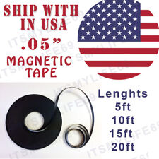 Rubber 30mil Self Adhesive Magnetic Stripe Flexible Magnet Diy Strip Tape