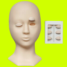 Eyelash Extension Mannequin Head Practice False Eyelashes Training Supplies
